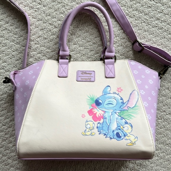 Loungefly Handbags - Loungefly Disney Stitch bag with removable cross body shoulder strap (see notes)
